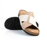Batz MARINA Leather Sandal Clogs for Women - Beige
