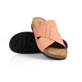 Batz MARINA Leather Sandal Clogs for Women - Orange