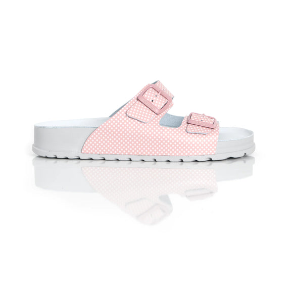 Batz ZAMIRA Leather Sandal Clogs for Women - Pink