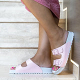 Batz ZAMIRA Leather Sandal Clogs for Women - Pink