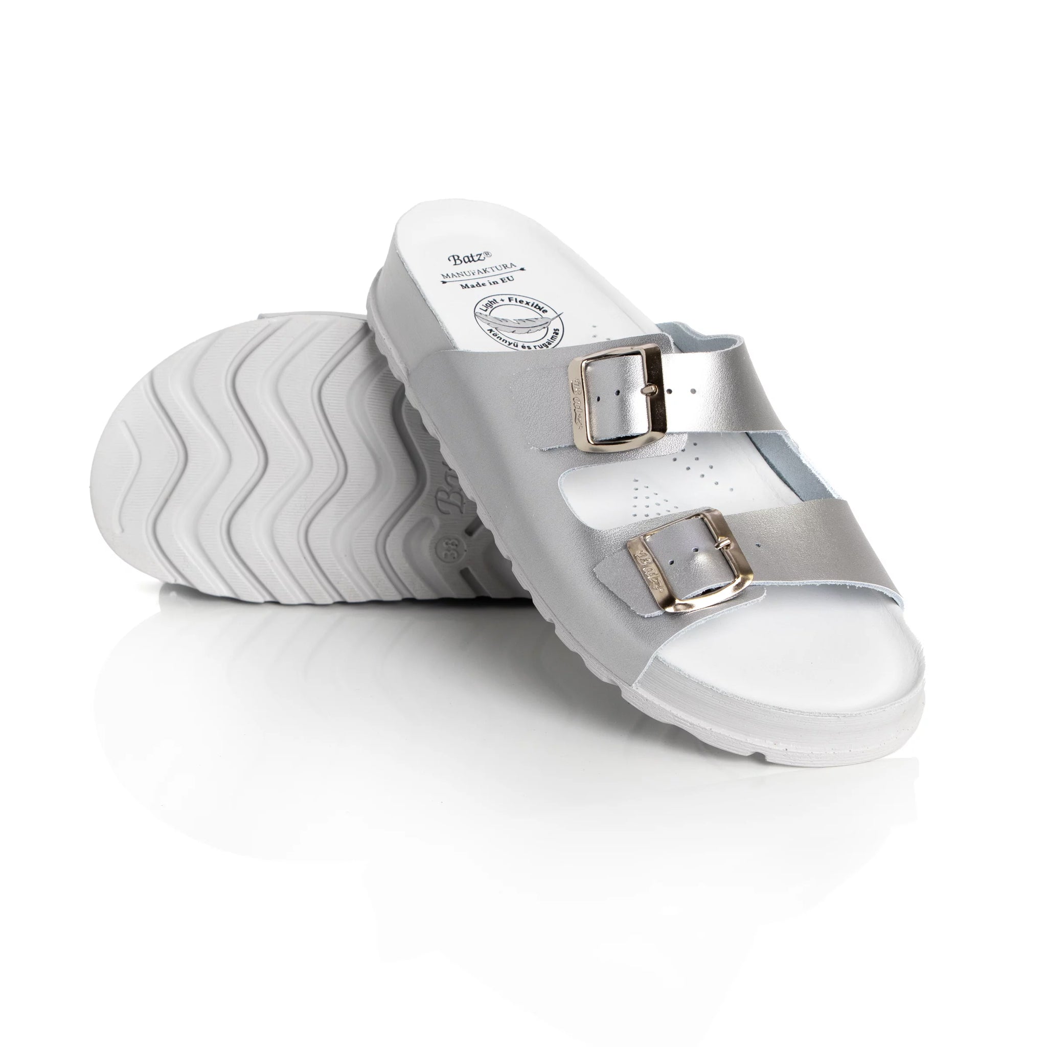 Silver clogs womens online