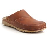 Batz PETER Leather Sandal Clogs for Men - brown